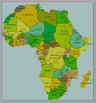 Carte Afrique